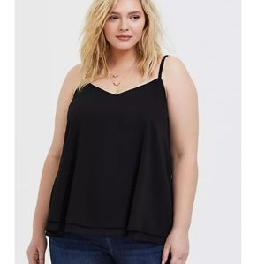 Torrid Sophie Swing Cami-Black- Size 1- NWOT